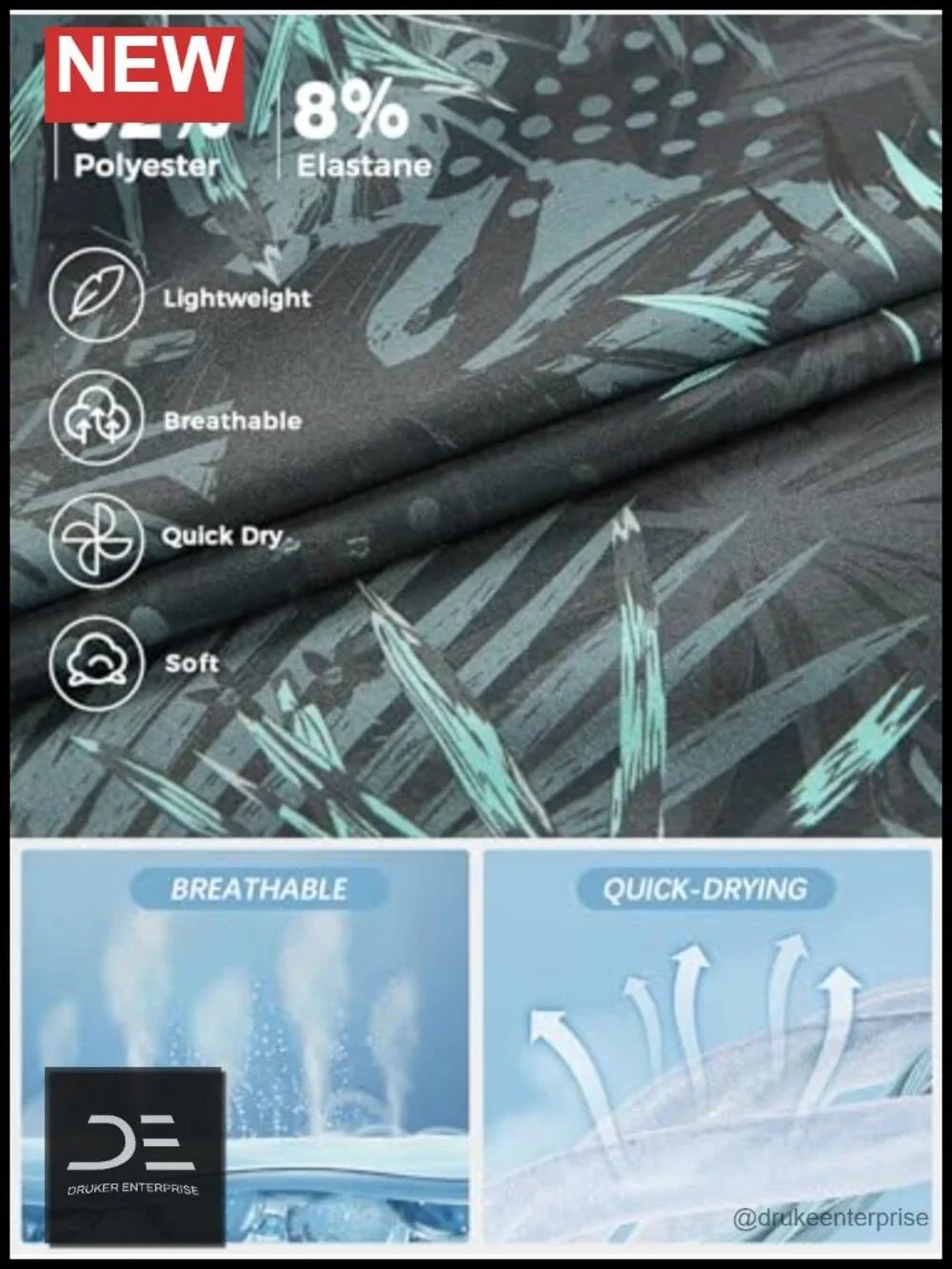 Men's Quick-Dry Swim Trunks, 9